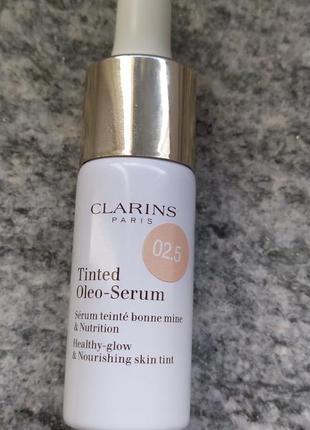 Відтінкова сироватка для обличчя clarins tinted oleo-serum healthy-glow and nourishing skin tint1 фото
