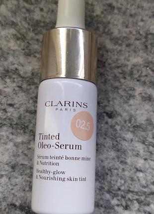 Clarins tinted oleo-serum відтінкові сиворотка