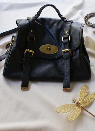 Актуальная брендовая сумка кожаная от mulberry1 фото