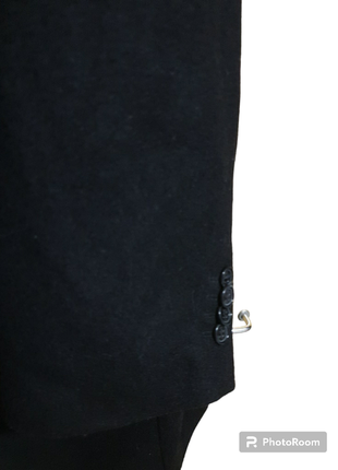Топовое чёрное пальто dressmann6 фото
