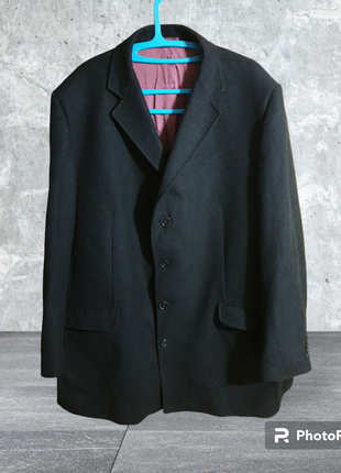 Топовое чёрное пальто dressmann1 фото