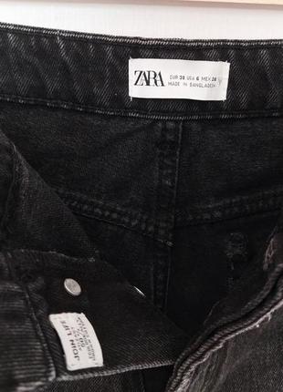 Джинсовые шорты zara, м9 фото