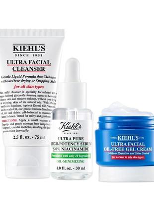 Набір для догляду за жирною шкірою kiehl's stop-the-shine starter set3 фото