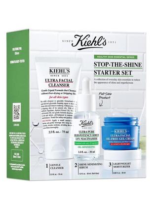 Набір для догляду за жирною шкірою kiehl's stop-the-shine starter set4 фото