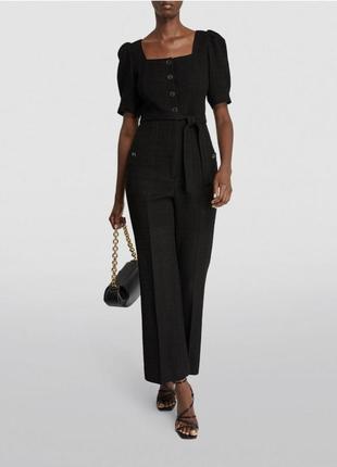 Sandro jumpsuit комбінезон чорний брендовий на xs/s