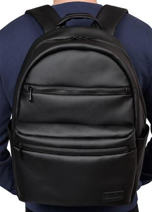 Мужский рюкзак sambag zard lkt - черный6 фото