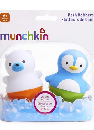 Іграшка для ванної munchkin веселі поплавки невашки "полярний ведмідь і пінгвін" від 6 міс