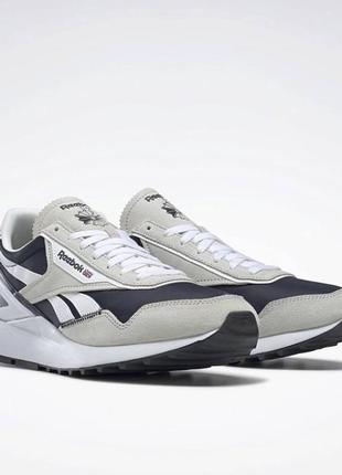 Кроссовки женские reebok classic leather legacy az shoes grey/blue gx8768