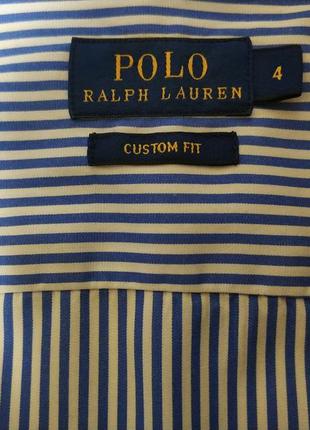Polo ralph lauren рубашка рубашка блузка блуза полоска полоска поло ральф лаурен оригинал, р.45 фото