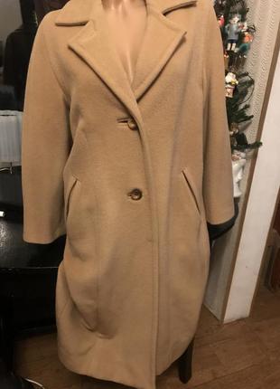 Оригинальное шерстяное пальто max mara