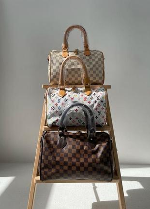 Женская сумка louis vuitton speedy 30 brown8 фото