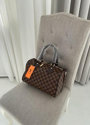 Женская сумка louis vuitton speedy 30 brown4 фото