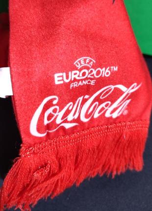 Футбольный шарф кока кола евро 2016 уефа uefa euro 2016 france coca cola3 фото