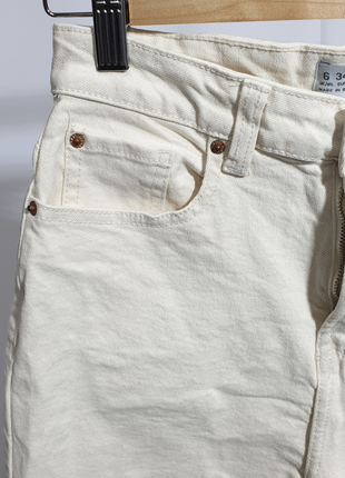 Бело-молочные джинсы от деним ко (приммарк)7 фото
