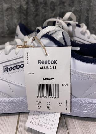 Кроссовки мужские reebok club c 85 ar0457 ar0457.100000156-whitenavy5 фото