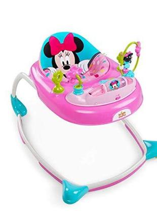 Оригинал bright starts disney baby minnie mouse  интерактивные ходунки минни маус