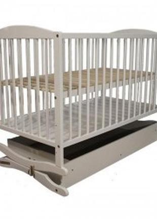 Распродажа кроватка детская от рождения с шухлядой klups bartek ii, колыбель, материал...