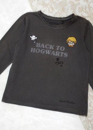 Хлопковий лонгслів  harry potter від reserved 140см