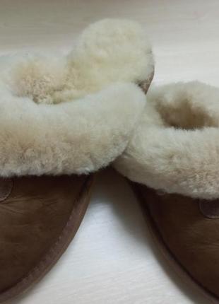 Тапочки домашние осень-зима замш овчина жен.39-40р.ugg австрии9 фото