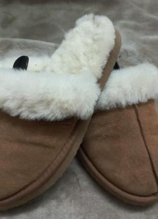 Тапочки домашние осень-зима замш овчина жен.39р.ugg австрии7 фото