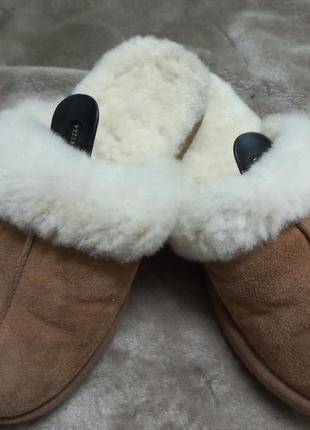 Тапочки домашние осень-зима замш овчина жен.39р.ugg австрии8 фото