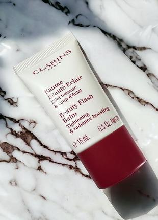 Clarins beauty flash balm  крем із зволожуючим ефектом для втомленої шкіри 15 мл