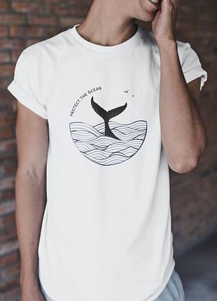 Крута футболка з ручним розписом фарбами малюнок не принт мінімалізм з мораллю