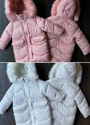 Зимняя куртка пуховик для девочки1 фото