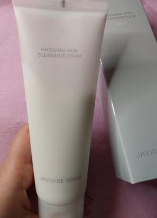 Очищувальна пінка для обличчя javin de seoul hugging skin cleansing foam, 150ml