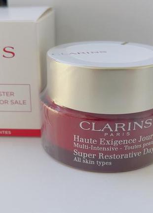 Clarins super restorative крем для обличчя