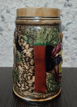 Кухоль кружка бокал для пива сюжетний вінтаж