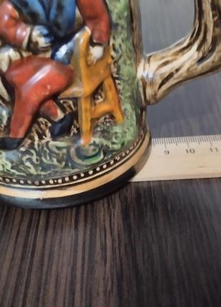 Кухоль кружка бокал для пива сюжетний вінтаж