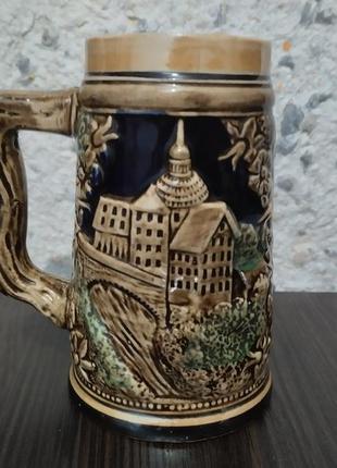 Кухоль кружка бокал для пива сюжетний вінтаж