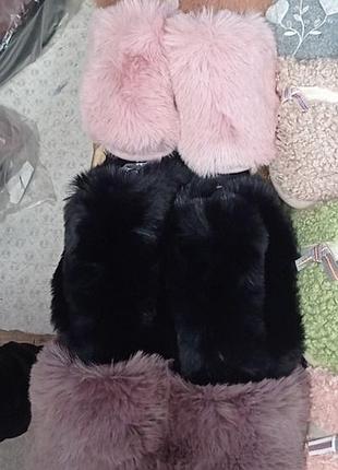 Комнатные тапочки меховые