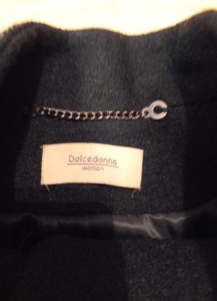 Пальто шерсть dolcedonna дизайнерское3 фото