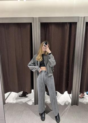 Zara спортивный костюм утепленный