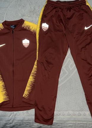 Костюм nike as roma, оригинал, размер xs/s