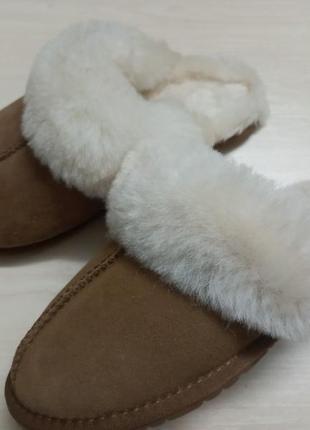 Тапочки домашние осень-зима замш овчина жен.36р. ugg австрии6 фото