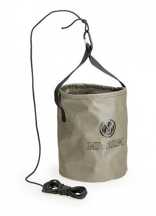 Ведро складное mivardi premium 10л рыбацкое