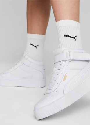 Жіночі хайтопи, високі кросівки puma carina street, 100% оригінал9 фото