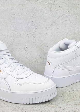 Жіночі хайтопи, високі кросівки puma carina street, 100% оригінал10 фото