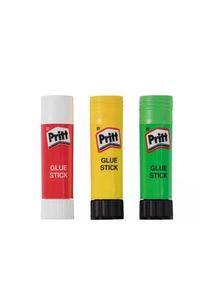 Набір клей олівець канцелярський 3 шт pritt кольоровий co-550133