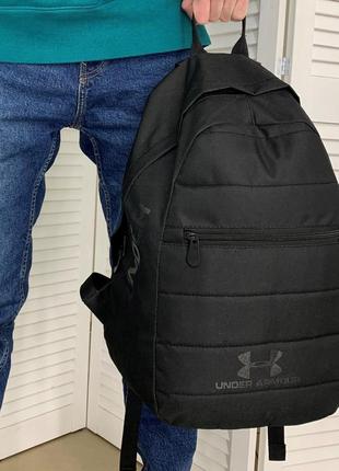 Рюкзак under armour black рюкзак андер армор чорний значок