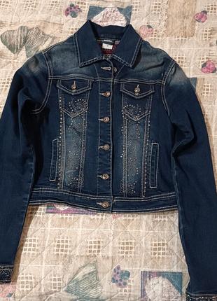Жакет джинсовий