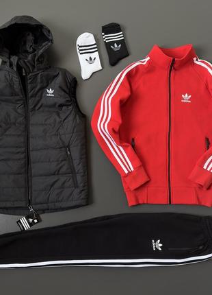 Набір adidas: жилет-кофта-штани-шкарпетки 2 пари
