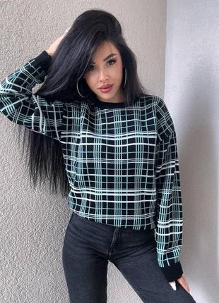 Светр клітинка