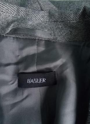 Шикарний елегантний вовняний жакет німецького преміального бренду basler.5 фото