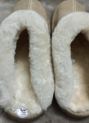 Тапочки домашние осень-зима замш овчина жен.39р. ugg австрии9 фото