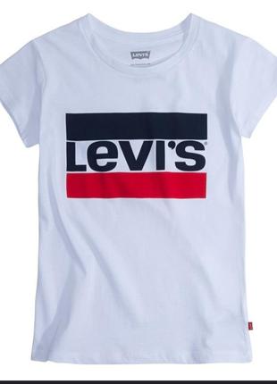 Хлопковая футболка с логотипом от levi's8 фото