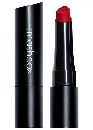 Губна помада smashbox always on cream to matte lipstick. відтінок червоний out loud